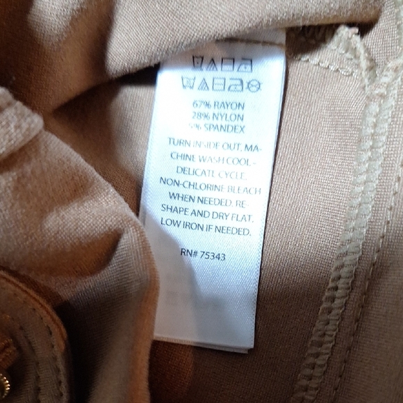 Joie Tan Blazer with Gold Accents - Picture 7 of 12